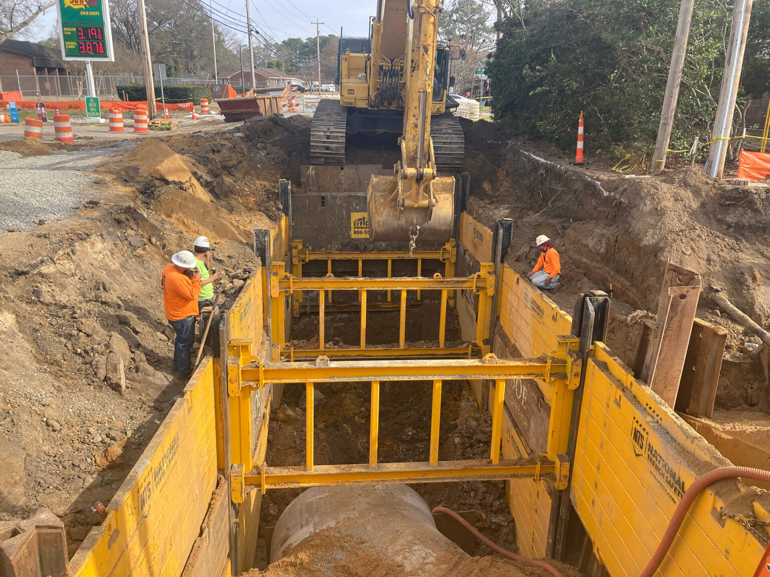 Shoring In Civil Complex Shoring Deep Excavation - Terrahawk Civil Contractors